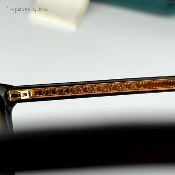 NEW GUCCI GG1039S 001 Black/Yellow Gray Aviator Unisex Sunglasses - Picture 6 of 10